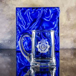 engraved tankard 